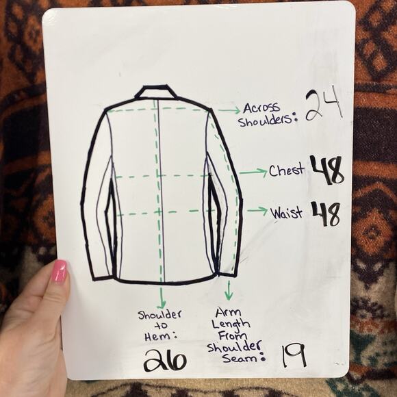 🔥 New River Wool Blend Jacket 🧥 L Western Aztec Vibes - Picture 10 of 12